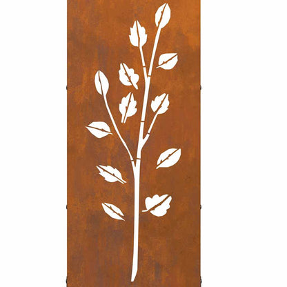 Brennholzregal 40x30x80 cm Wetterfester Stahl