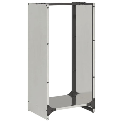 Brennholzregal 40x30x80 cm Edelstahl