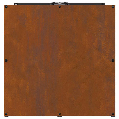 Brennholzregal 40x40x40 cm Wetterfester Stahl