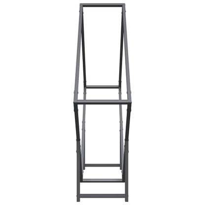 Brennholzregal Anthrazit 100x25x100 cm Kaltgewalzter Stahl