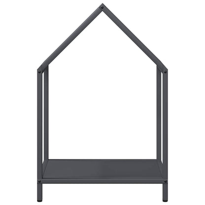 Brennholzregal Anthrazit 40x25x60 cm Kaltgewalzter Stahl
