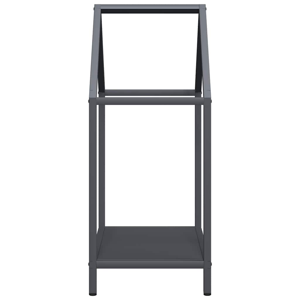 Brennholzregal Anthrazit 40x25x60 cm Kaltgewalzter Stahl