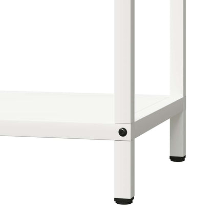 Brennholzregal Weiß 40x25x90 cm Kaltgewalzter Stahl