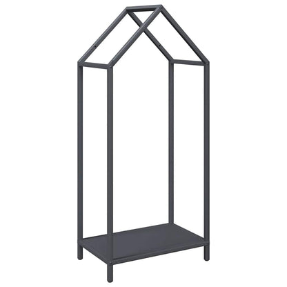 Brennholzregal Anthrazit 40x25x90 cm Kaltgewalzter Stahl
