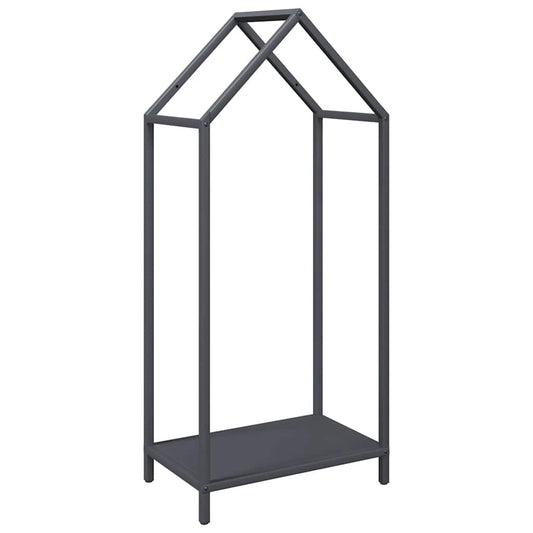 Brennholzregal Anthrazit 40x25x90 cm Kaltgewalzter Stahl