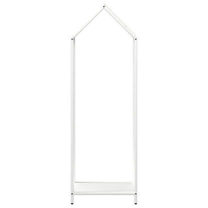 Brennholzregal Weiß 40x25x120 cm Kaltgewalzter Stahl