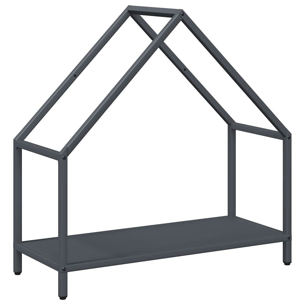 Brennholzregal Anthrazit 60x25x60 cm Kaltgewalzter Stahl