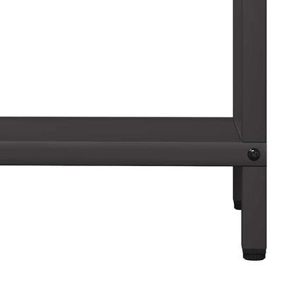 Brennholzregal Schwarz 60x25x90 cm Kaltgewalzter Stahl