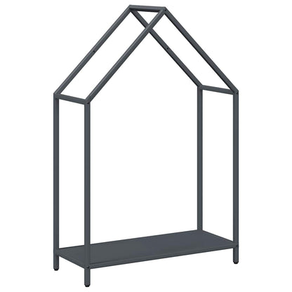 Brennholzregal Anthrazit 60x25x90 cm Kaltgewalzter Stahl