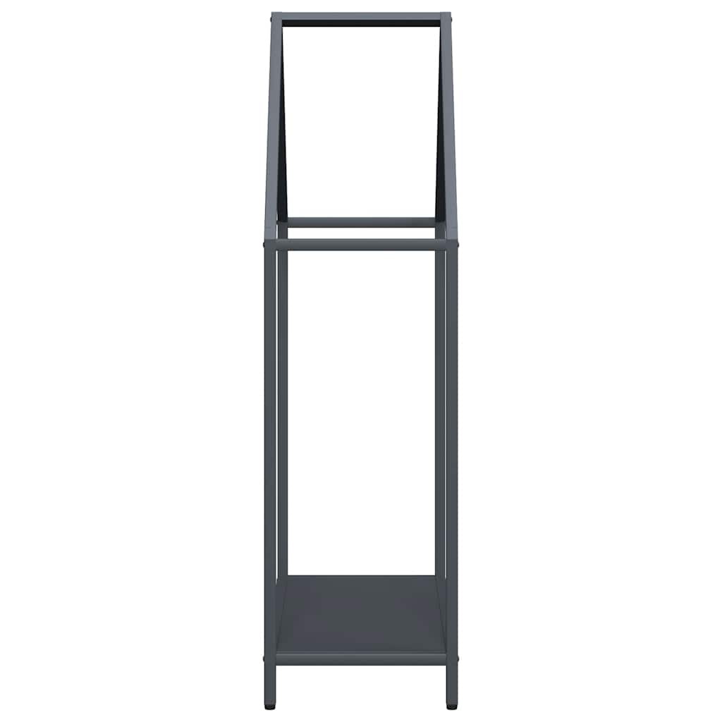Brennholzregal Anthrazit 60x25x90 cm Kaltgewalzter Stahl