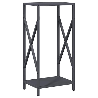 Brennholzregal Anthrazit 34x25x70 cm Kaltgewalzter Stahl
