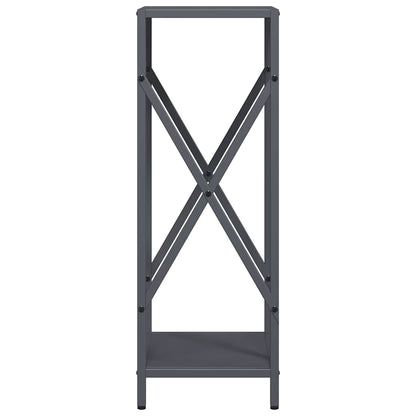 Brennholzregal Anthrazit 34x25x70 cm Kaltgewalzter Stahl