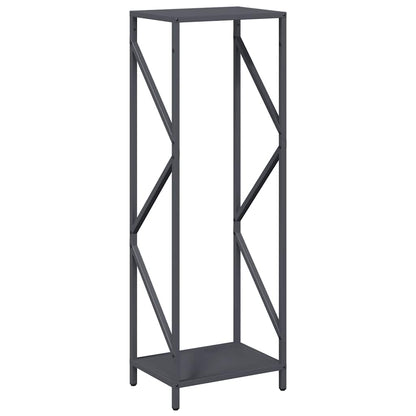 Brennholzregal Anthrazit 34x25x100 cm Kaltgewalzter Stahl