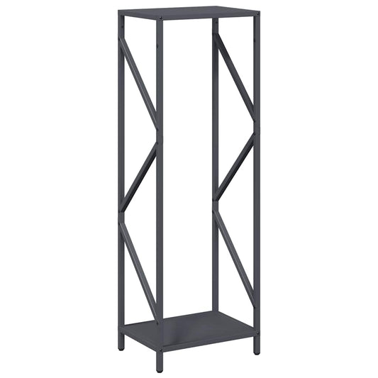 Brennholzregal Anthrazit 34x25x100 cm Kaltgewalzter Stahl