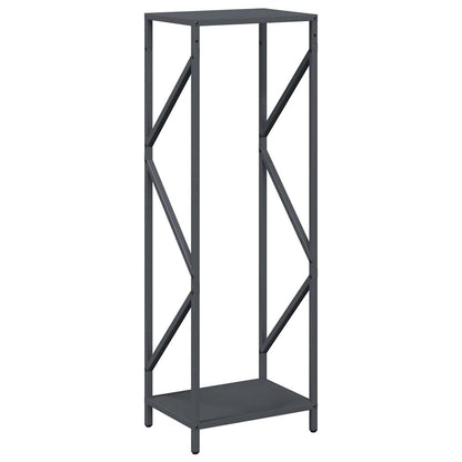 Brennholzregal Anthrazit 34x25x100 cm Kaltgewalzter Stahl