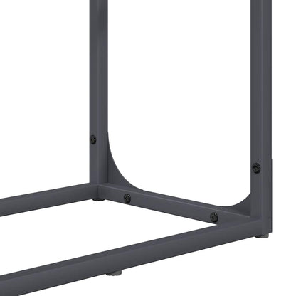 Brennholzregal Anthrazit 60x25x100 cm Kaltgewalzter Stahl