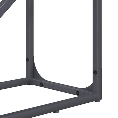 Brennholzregal Anthrazit 40x25x100 cm Kaltgewalzter Stahl