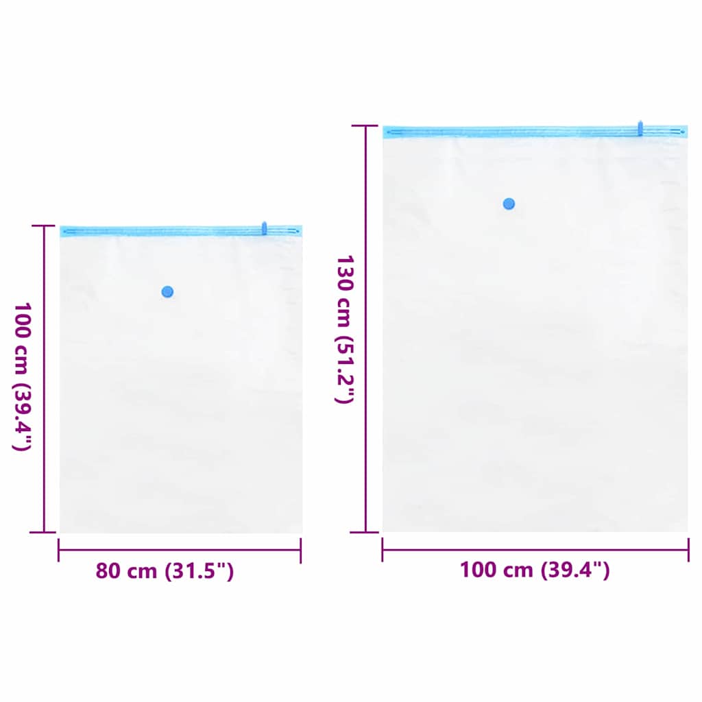 Vakuum-Aufbewahrungsbeutel mit Speicher 5 pcs 130 x 100 cm