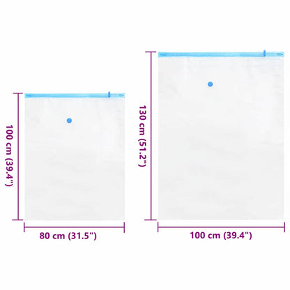 Vakuum-Aufbewahrungsbeutel mit Speicher 5 pcs 130 x 100 cm