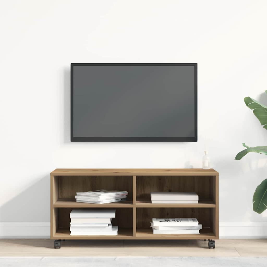 TV-Schränk Braun 90 x 35 x 35 cm Holzwerkstoff