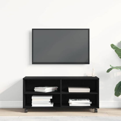 TV-Schränk Schwarz 90 x 35 x 35 cm Holzwerkstoff