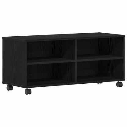 TV-Schränk Schwarz 90 x 35 x 35 cm Holzwerkstoff