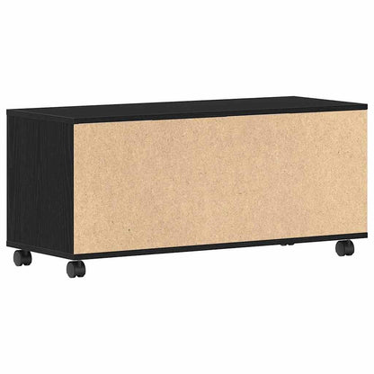 TV-Schränk Schwarz 90 x 35 x 35 cm Holzwerkstoff