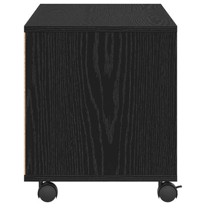 TV-Schränk Schwarz 90 x 35 x 35 cm Holzwerkstoff