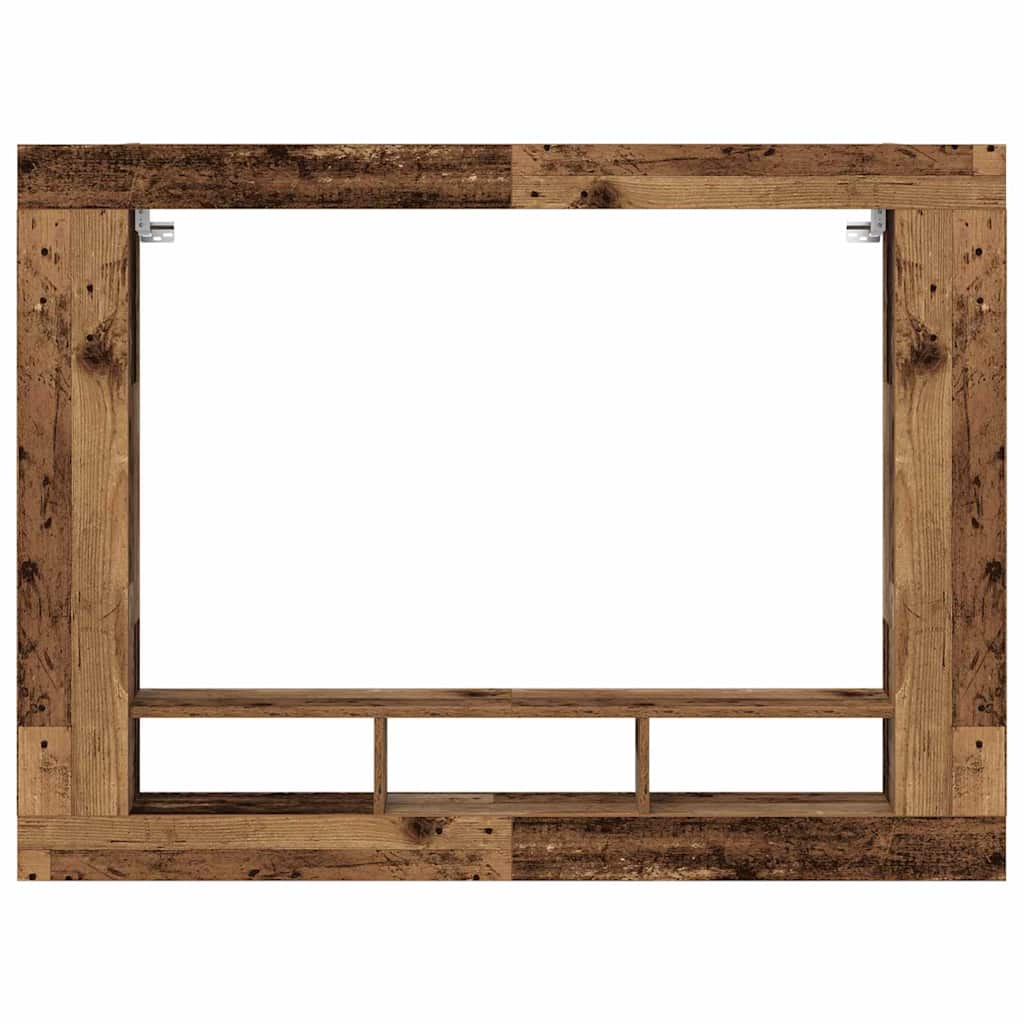 TV-Schrank Wandmontiert Altes Holz 152x22x113 cm