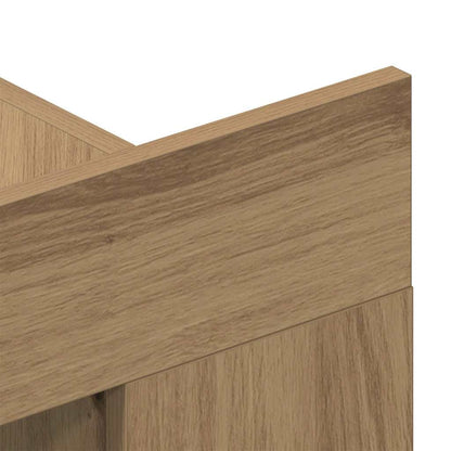 TV Schrank Wandmontiert Artisan Eiche 152x22x113 cm