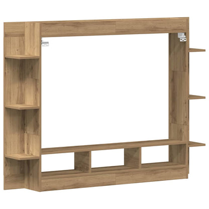 TV Schrank Wandmontiert Artisan Eiche 152x22x113 cm