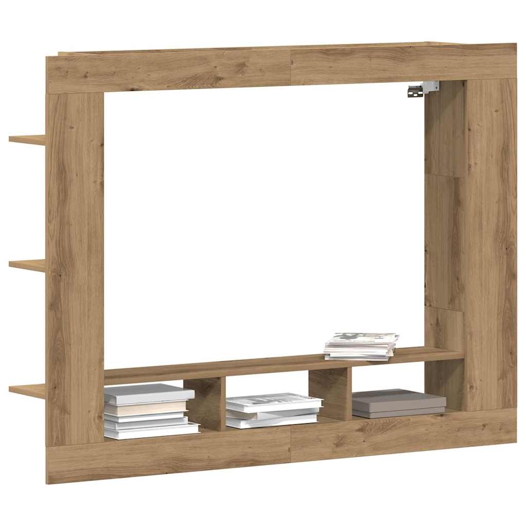 TV Schrank Wandmontiert Artisan Eiche 152x22x113 cm