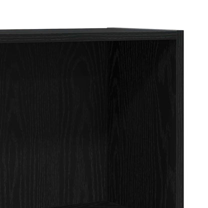 Bücherregal Schwarz 60 x 24 x 76 cm Holzwerkstoff
