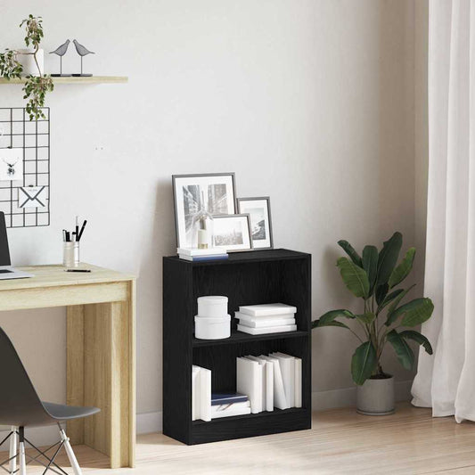 Bücherregal Schwarz 60 x 24 x 76 cm Holzwerkstoff