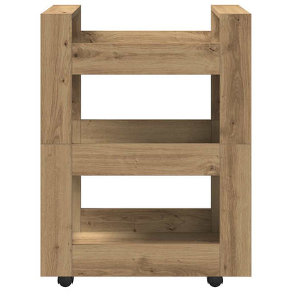 Küchentrolley Artisan Eiche 60 x 45 x 80 cm Holzwerkstoff