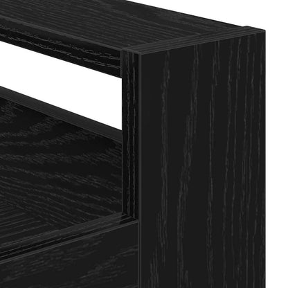 Küchentrolley Schwarze Eiche 60 x 45 x 80 cm Holzwerkstoff