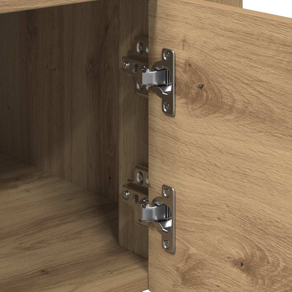 Küchentrolley Eiche handwerklich 60 x 45 x 80 cm Holzwerkstoff