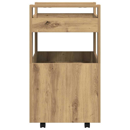 Küchentrolley Eiche handwerklich 60 x 45 x 80 cm Holzwerkstoff