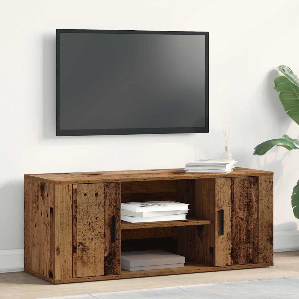 Fernsehtisch Altholz 100 x 35 x 40 cm Holzwerkstoff