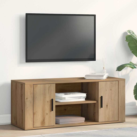 Fernsehtisch Eiche handwerklich 100 x 35 x 40 cm Holzwerkstoff