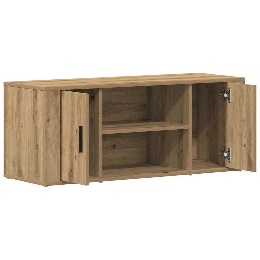 Fernsehtisch Eiche handwerklich 100 x 35 x 40 cm Holzwerkstoff