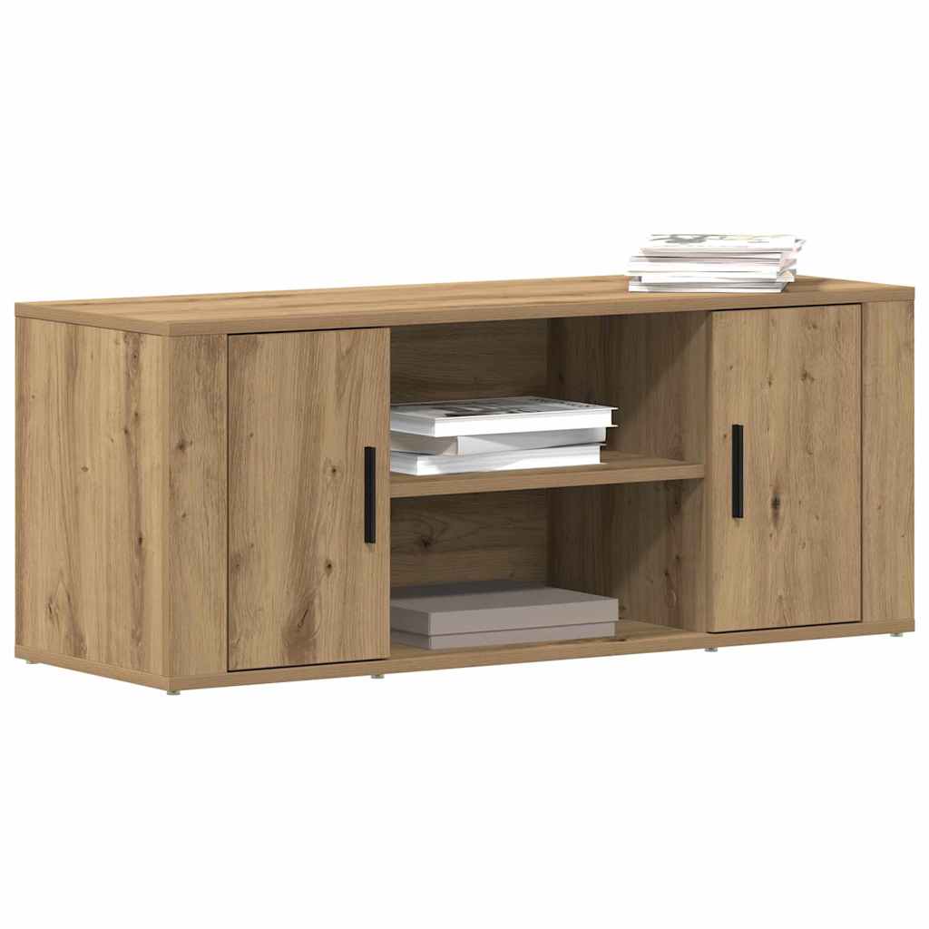 Fernsehtisch Eiche handwerklich 100 x 35 x 40 cm Holzwerkstoff