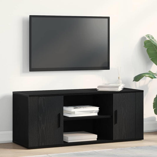 Fernsehtisch Schwarze Eiche 100 x 35 x 40 cm Holzwerkstoff