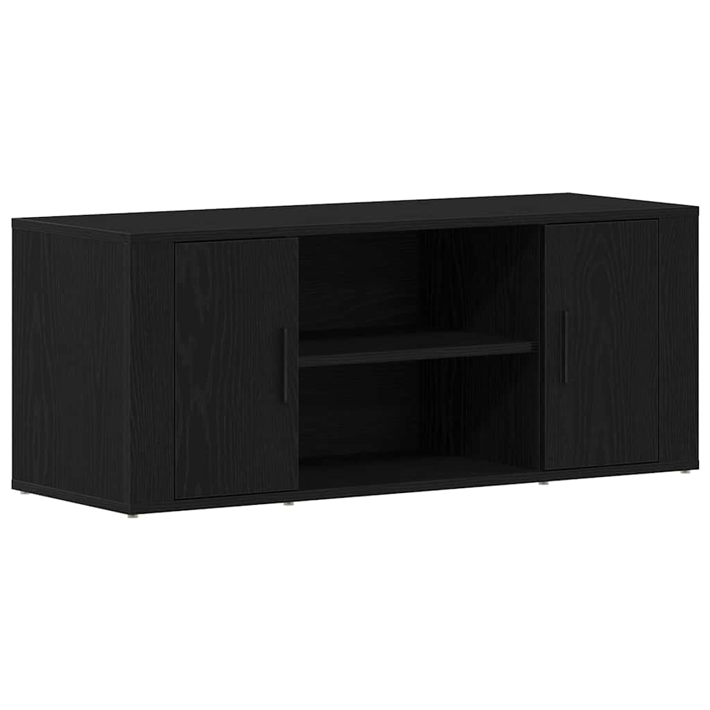 Fernsehtisch Schwarze Eiche 100 x 35 x 40 cm Holzwerkstoff