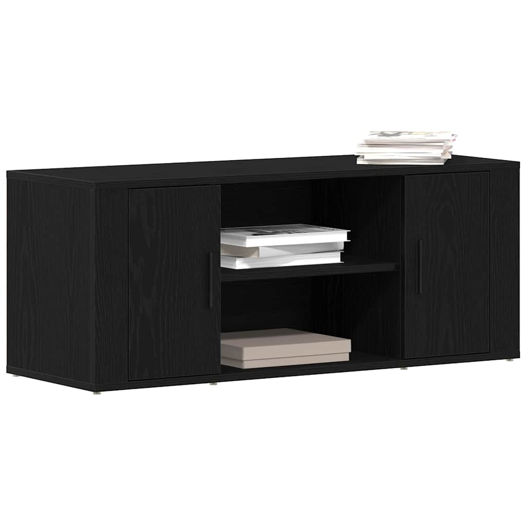 Fernsehtisch Schwarze Eiche 100 x 35 x 40 cm Holzwerkstoff