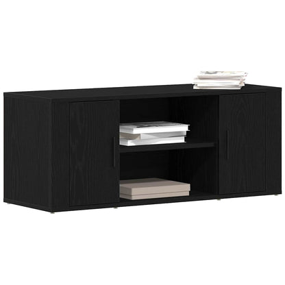 Fernsehtisch Schwarze Eiche 100 x 35 x 40 cm Holzwerkstoff