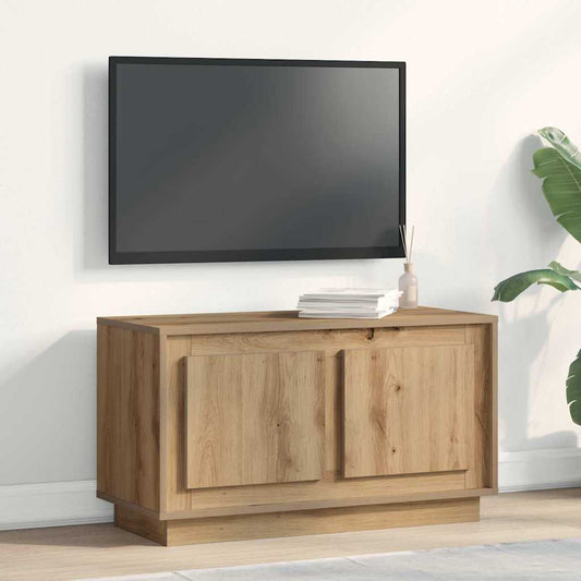 TV-Schrank Eiche handwerklich 80 x 35 x 45 cm Holzwerkstoff
