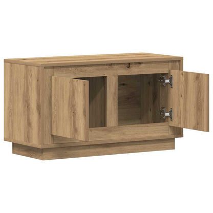 TV-Schrank Eiche handwerklich 80 x 35 x 45 cm Holzwerkstoff