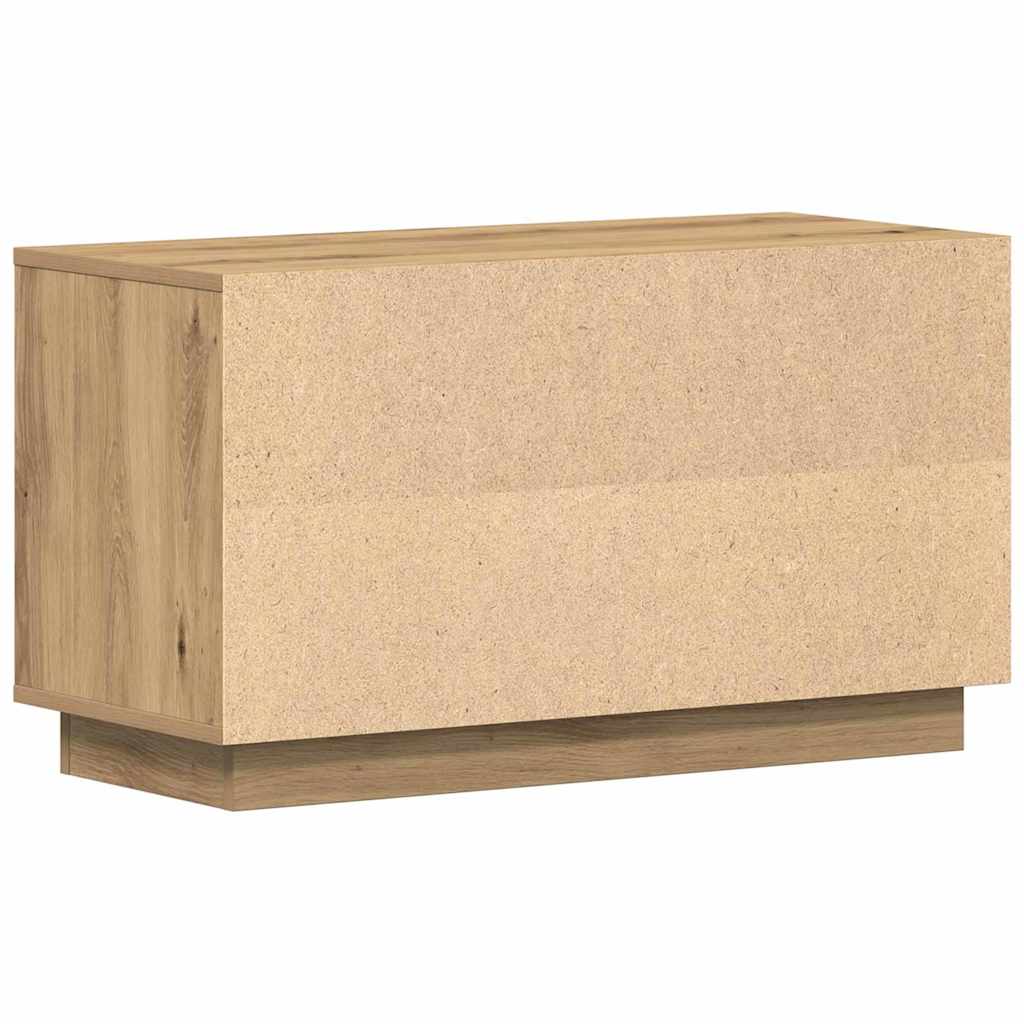 TV-Schrank Eiche handwerklich 80 x 35 x 45 cm Holzwerkstoff