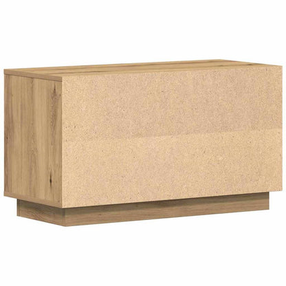 TV-Schrank Eiche handwerklich 80 x 35 x 45 cm Holzwerkstoff